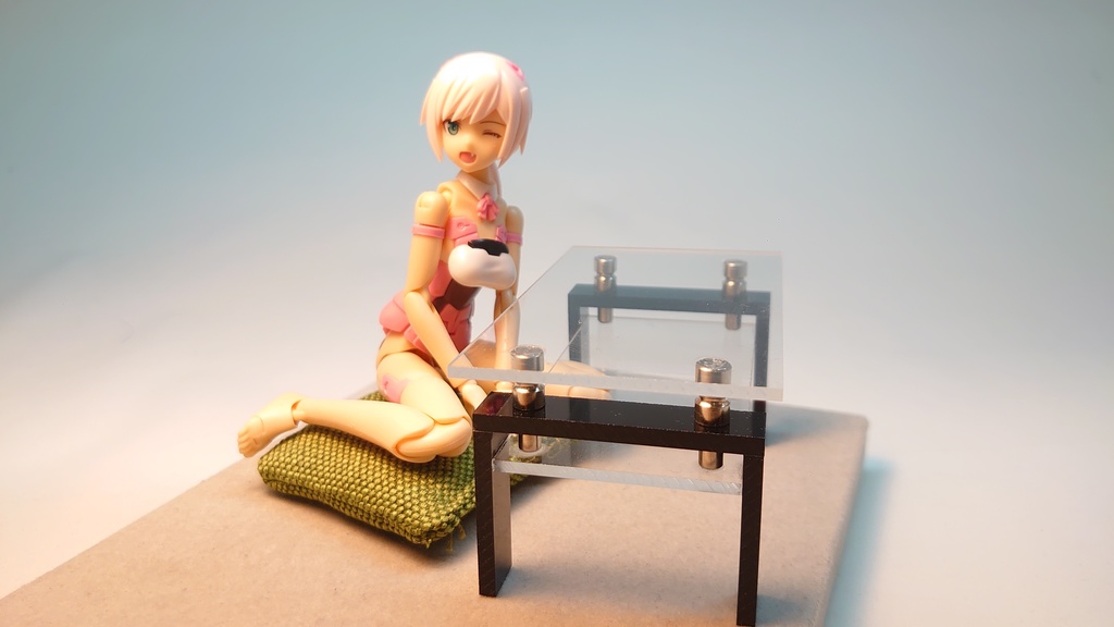 1/12 ガラス風テーブル