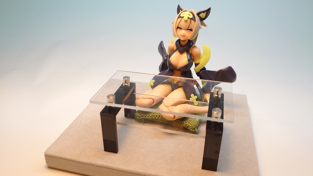 1/12 ガラス風テーブル