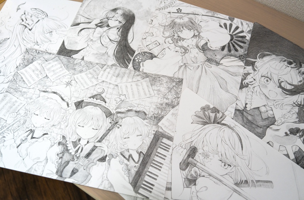 「無彩織」収録原画