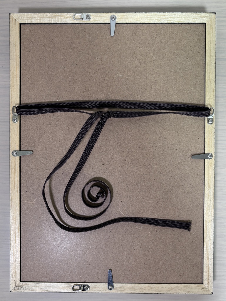 「無彩織」原画用額縁