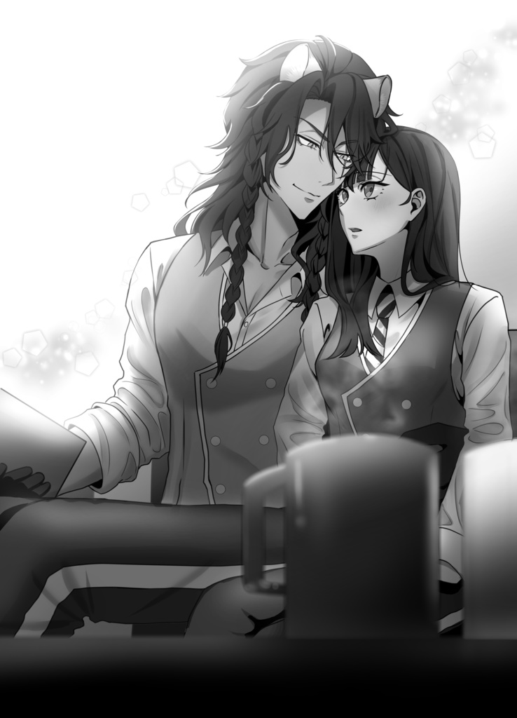 とあるカフェにて【黄昏の肖像画たち】