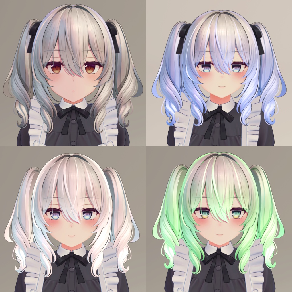 【ミルティナ専用】グラデーションヘア&発光モード -Milltina kura39 gradation hair-