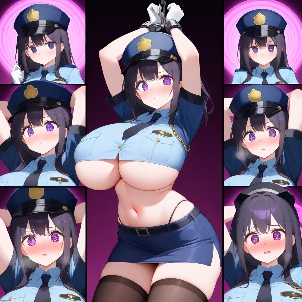 フェチコレVol.41 吊り上げ拘束される巨乳下乳ミニスカポリスたち【総枚数250枚】