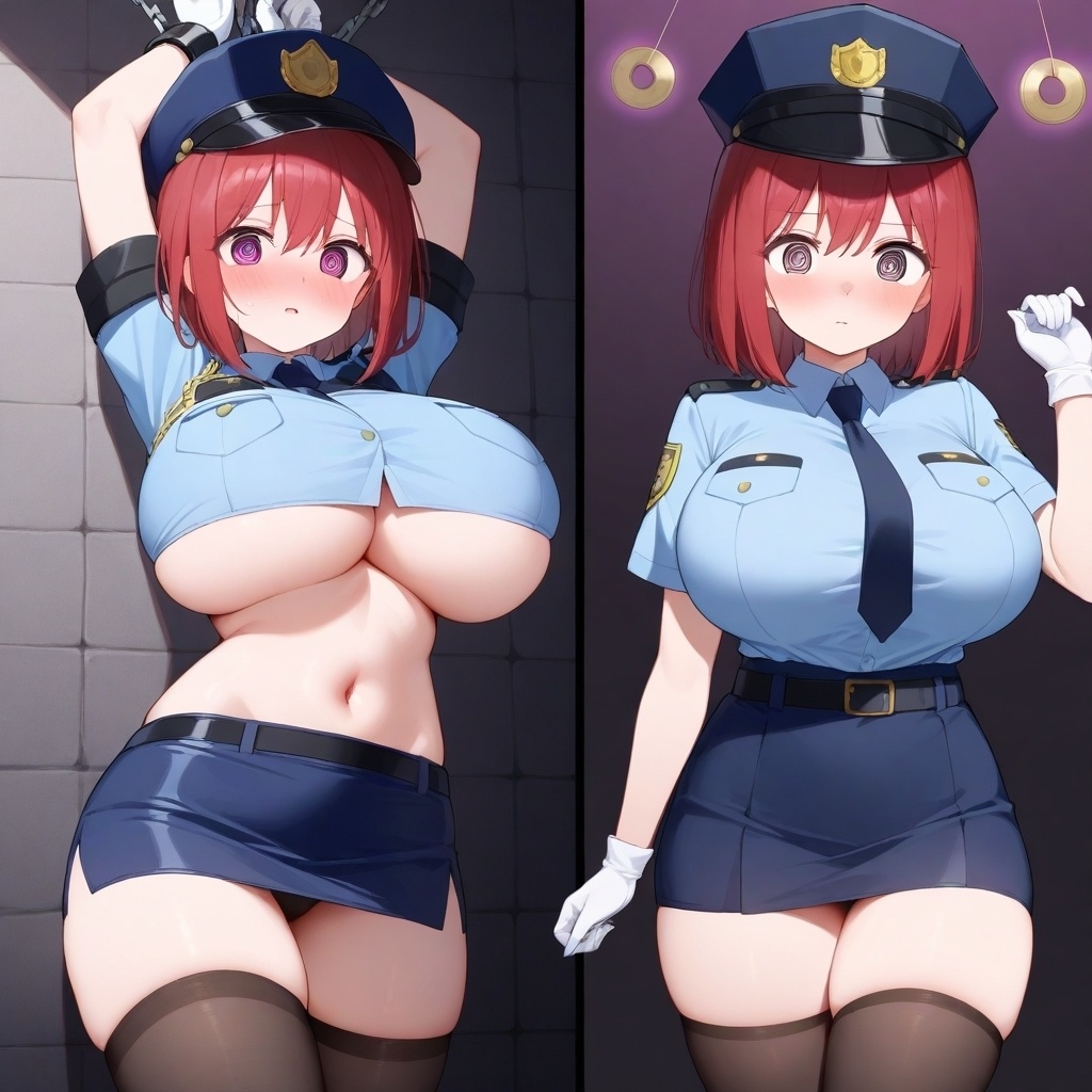 フェチコレVol.41 吊り上げ拘束される巨乳下乳ミニスカポリスたち【総枚数250枚】