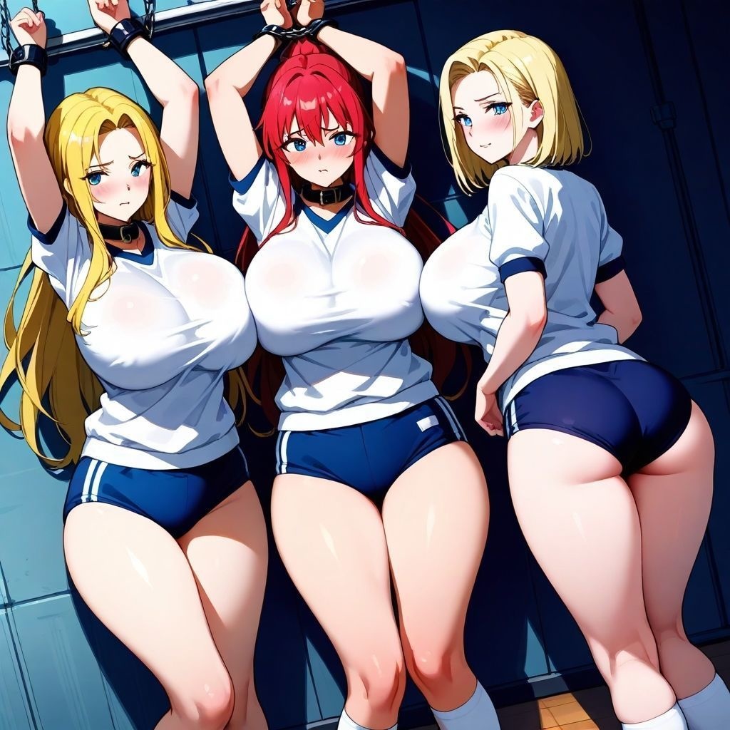 【微エロ】フェチコレVol.30 吊り上げ拘束される巨乳ブルマ美女(金髪オンリー)【250枚】