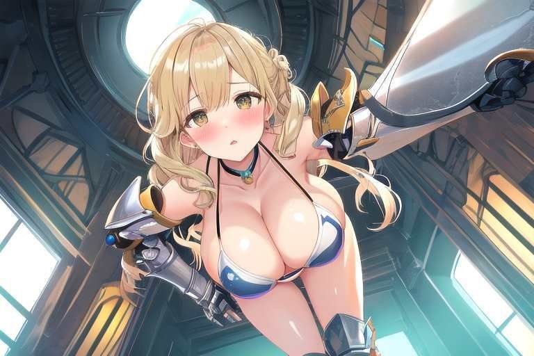【微エロ】フェチコレVol.16.5 ビキニアーマー姿の金髪女戦士コレクション(ローアングル・拘束など)【491枚】