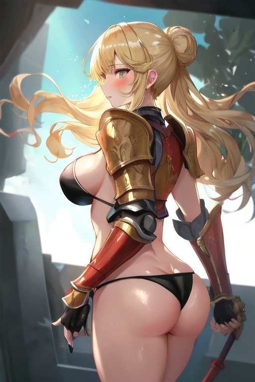 【微エロ】フェチコレVol.16.5 ビキニアーマー姿の金髪女戦士コレクション(ローアングル・拘束など)【491枚】