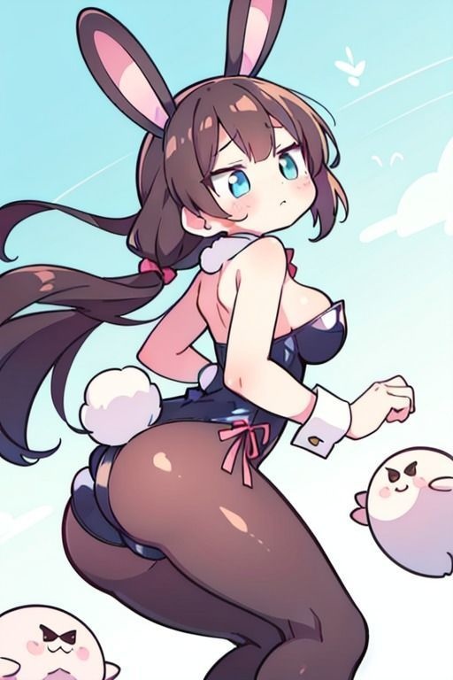 【微エロ】見上げるバニーガール デフォルメ編(ハイレグ・ローアングル)【総枚143数】