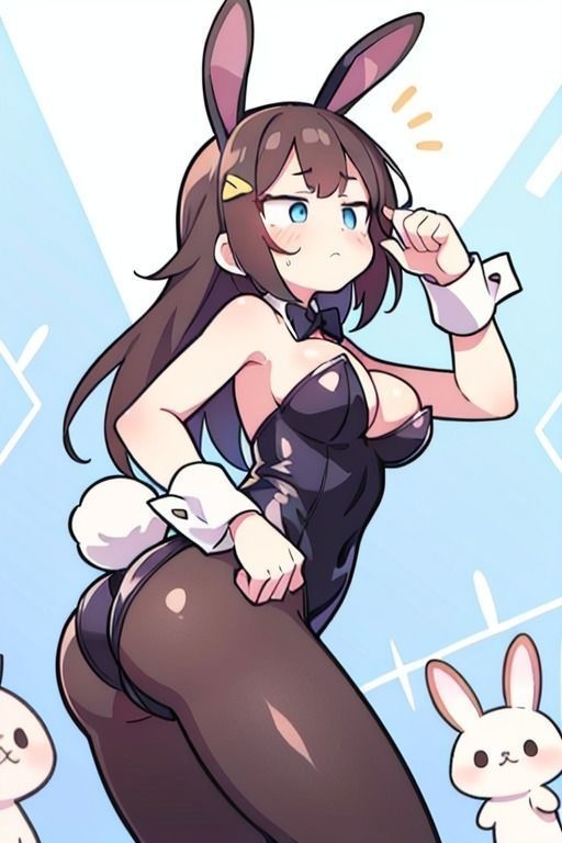 【微エロ】見上げるバニーガール デフォルメ編(ハイレグ・ローアングル)【総枚143数】