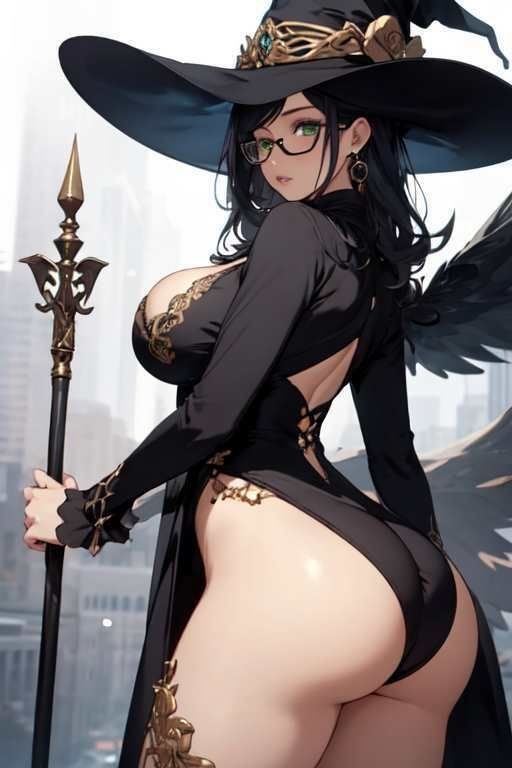 【微エロ】非日常誘惑美女Vol.2 弟子を誘惑する黒髪ロング眼鏡魔女・アイリーンの場合