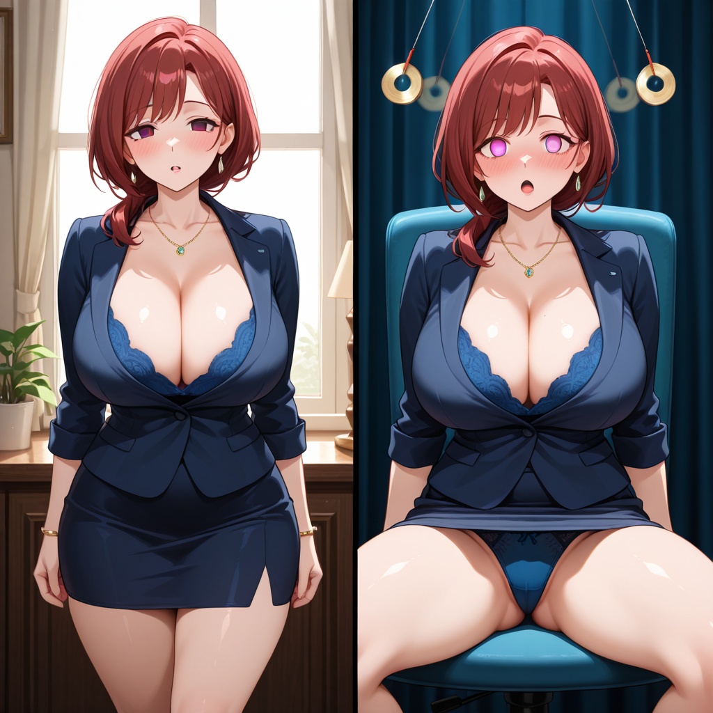 催コレNo.5 催●をうけて椅子に座って開脚パンモロする巨乳人妻たち【250枚】