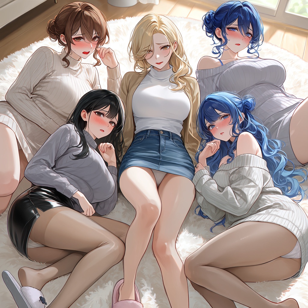 フェチコレVol.167 目を覚ますとスカートがめくれていて赤面する巨乳人妻たち【総枚数250枚】
