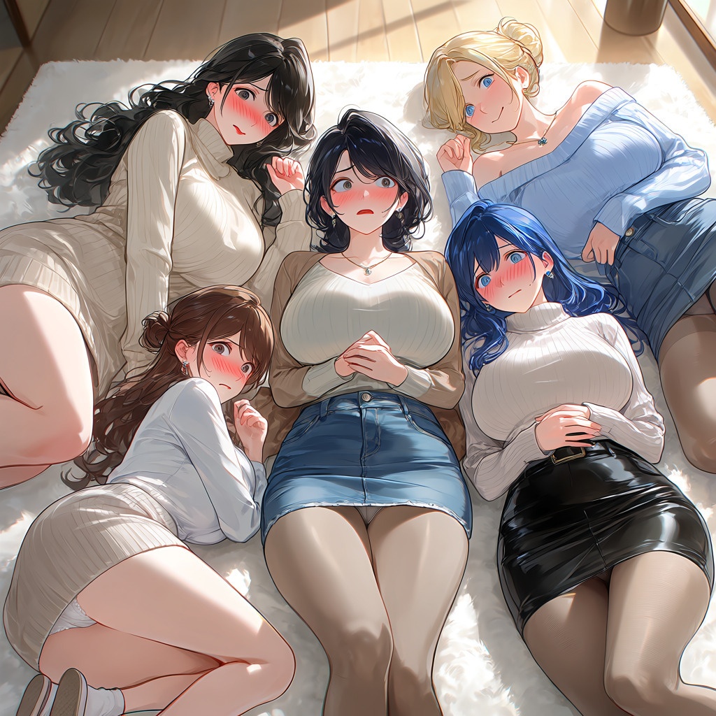 フェチコレVol.167 目を覚ますとスカートがめくれていて赤面する巨乳人妻たち【総枚数250枚】