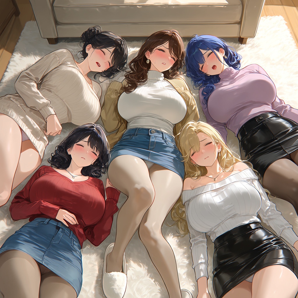 フェチコレ総集編 気を失ってスカートの中を晒し、下着姿で縛られる巨乳人妻たち 〜気絶・赤面・下着・緊縛〜【総枚数1,000枚】