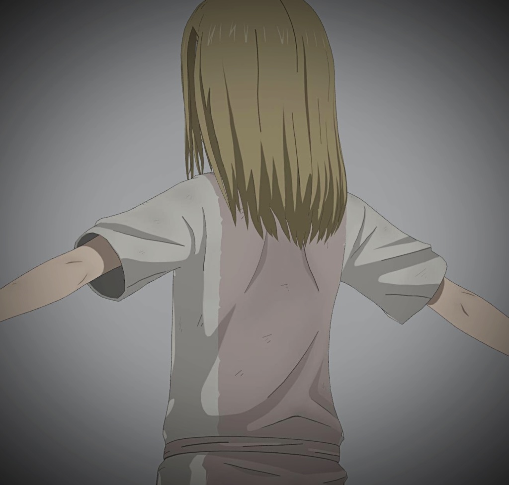 [3Dモデル】Ymir Fritz - FBX & Texture - VRChat