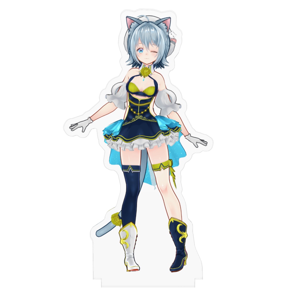 アオイイオリ3D アクリルフィギア~ウインク~