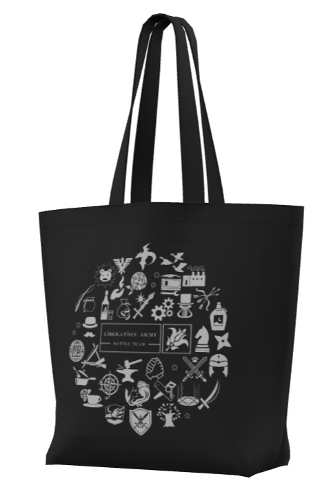 幻水１解放軍戦争チームエンブレム たっぷりトートバッグ