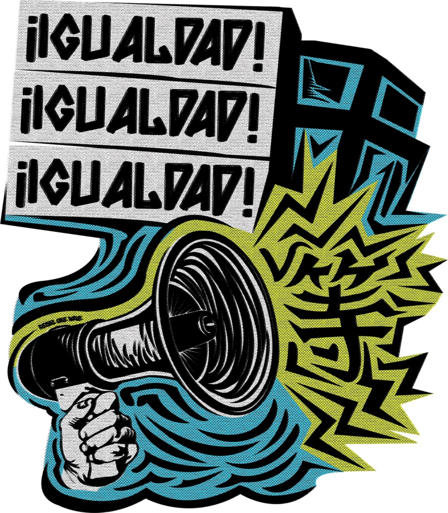 Igualdad! 平等 アクリルキーホルダー