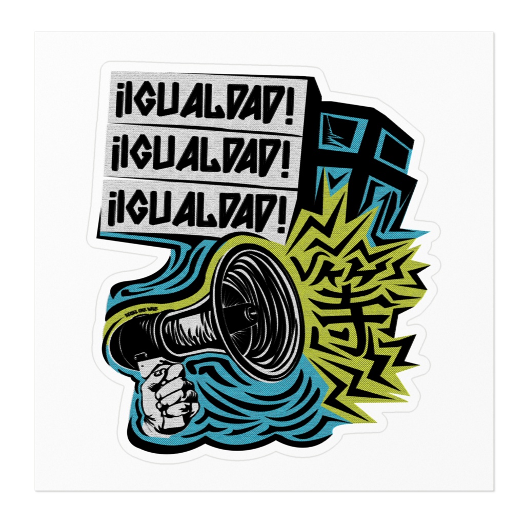 Igualdad! 平等 ステッカー
