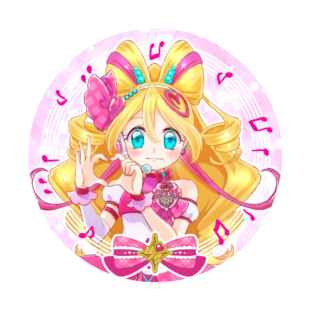 キラッキランラ～ン♪缶バッジ　キュアアイドル