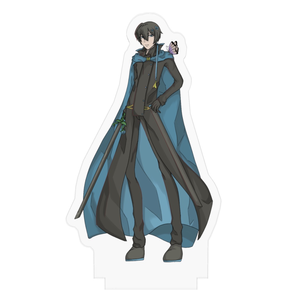 秋音サク-暗黒剣士- アクリルフィギュア