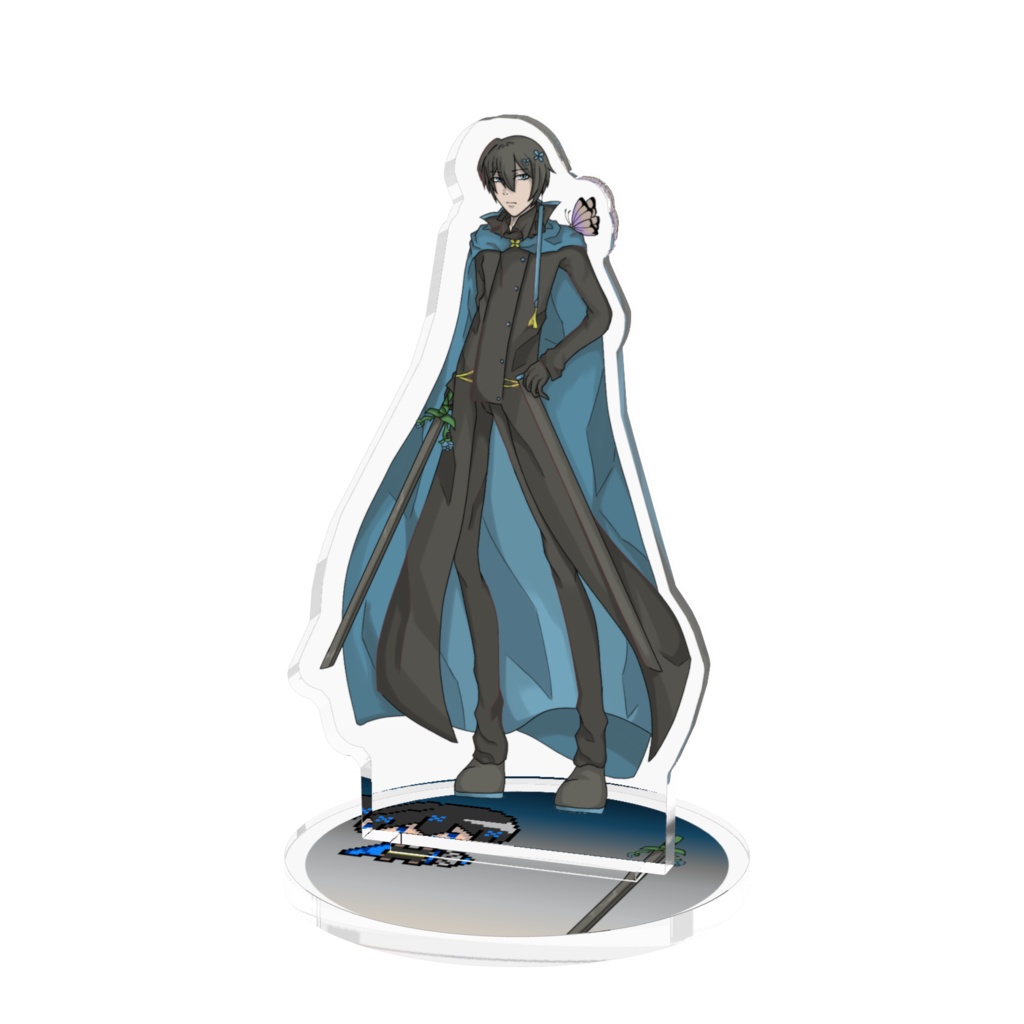 秋音サク-暗黒剣士-　アクリルフィギュア