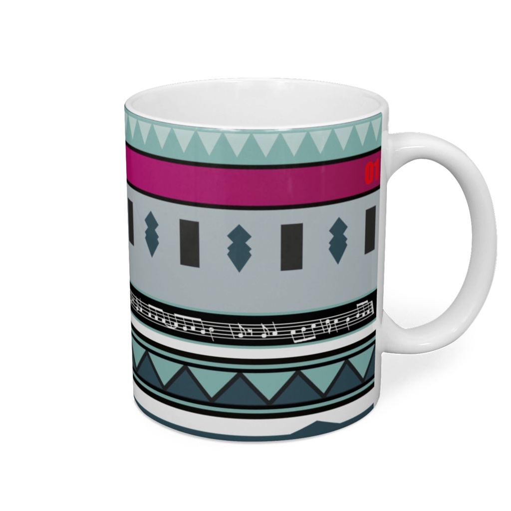 初音ミクモチーフマグカップ