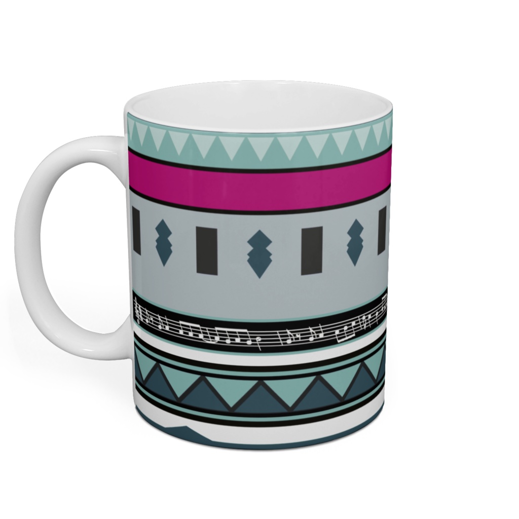 初音ミクモチーフマグカップ