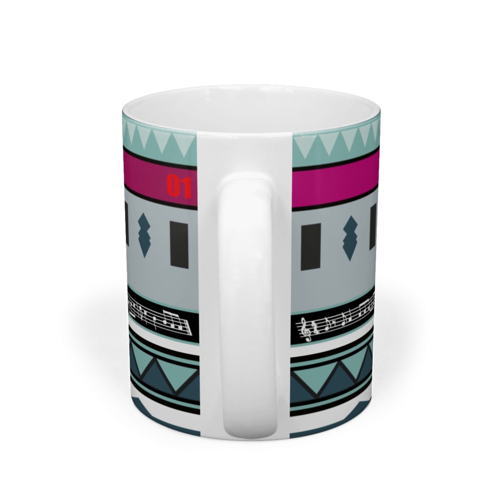 初音ミクモチーフマグカップ