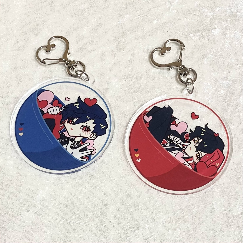 ガチャ風アクリルキーホルダー