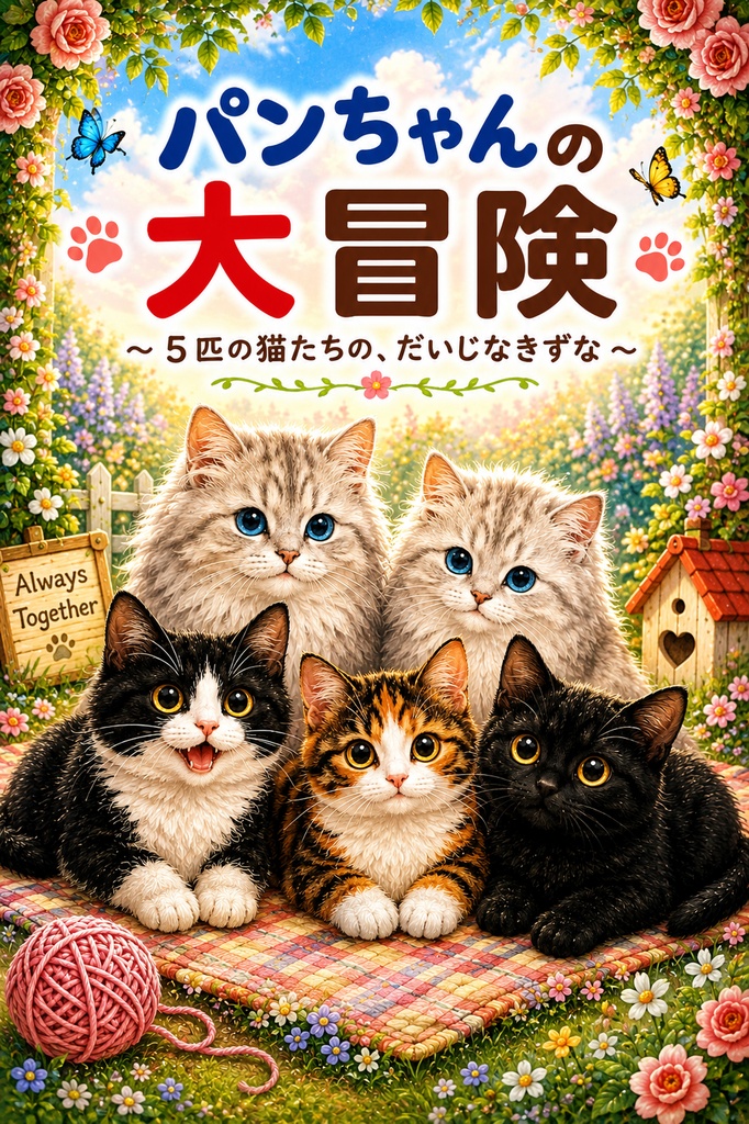 パンちゃんの大冒険 ～5匹の猫たちの、だいじなきずな～