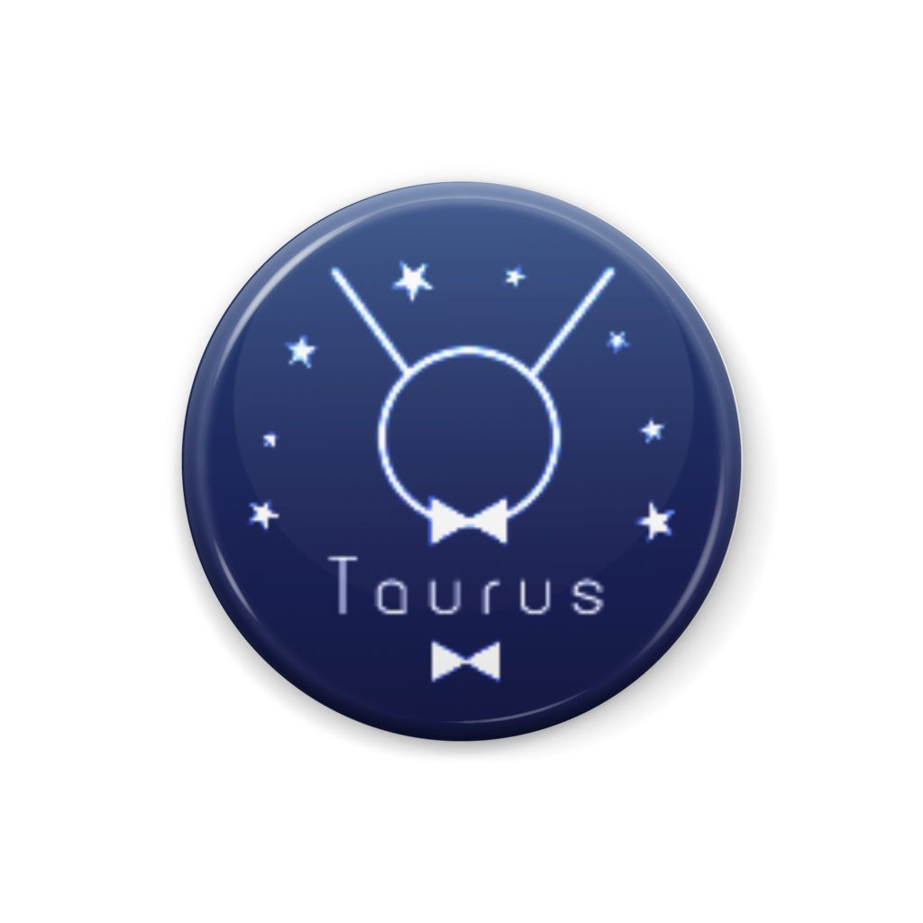 おうし座缶バッジ