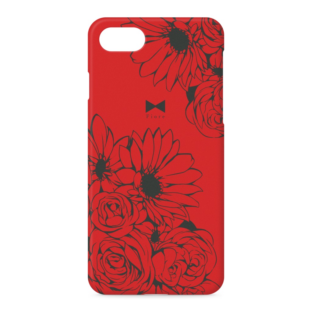 【赤】iPhoneケース5/5s/SE/7/...
