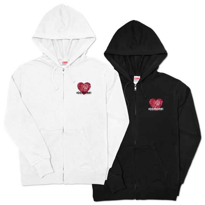 【10&MORE!】前面_ジップパーカー