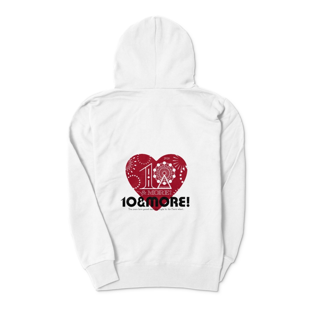 【10&MORE!】両面_ジップパーカー