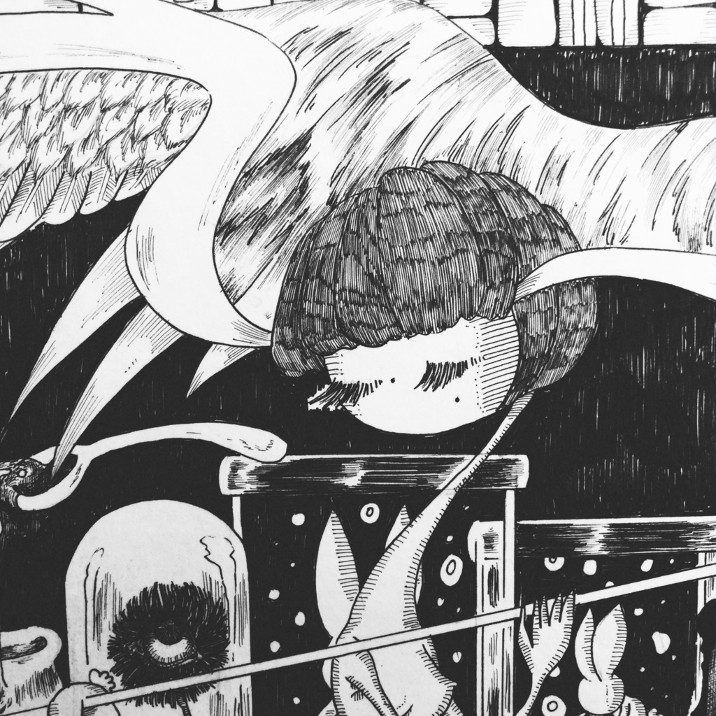 「クロニコのディナー」B4サイズ 原画