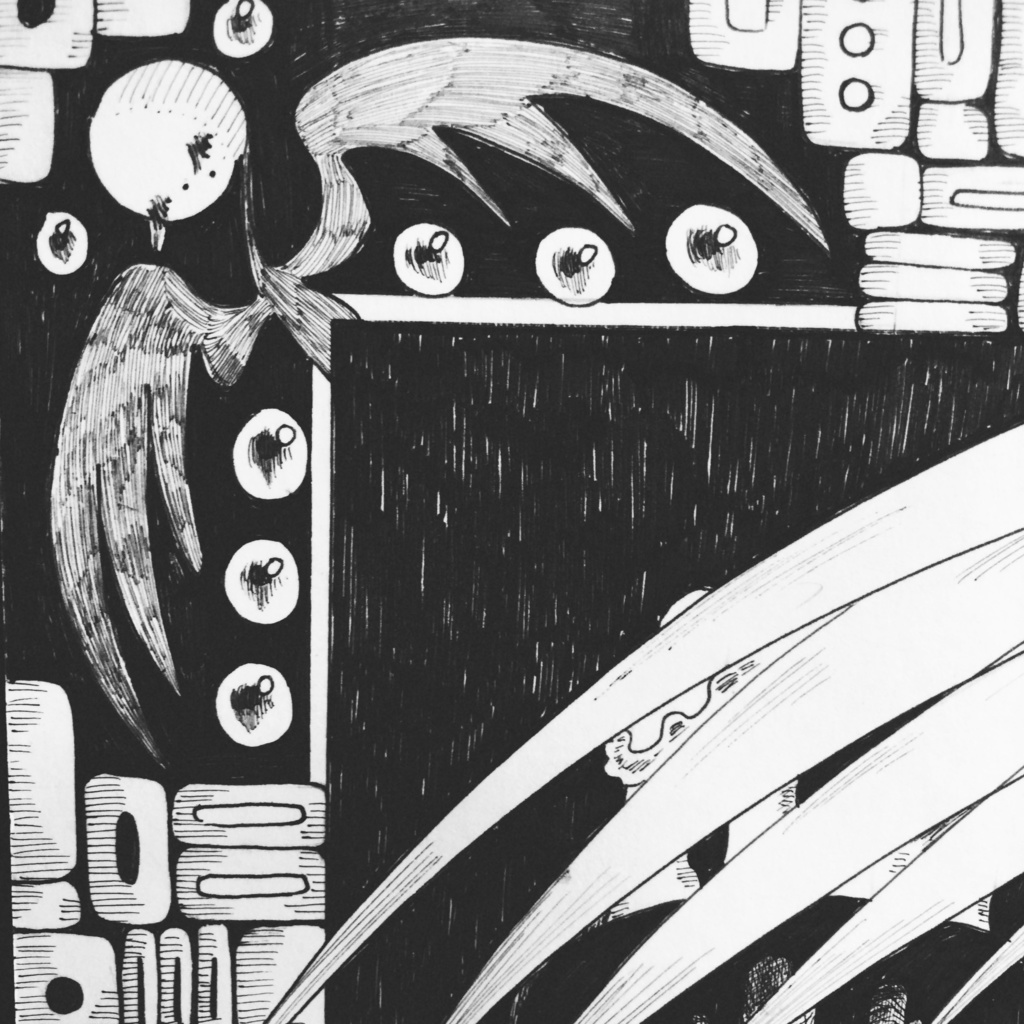 「クロニコのディナー」B4サイズ 原画