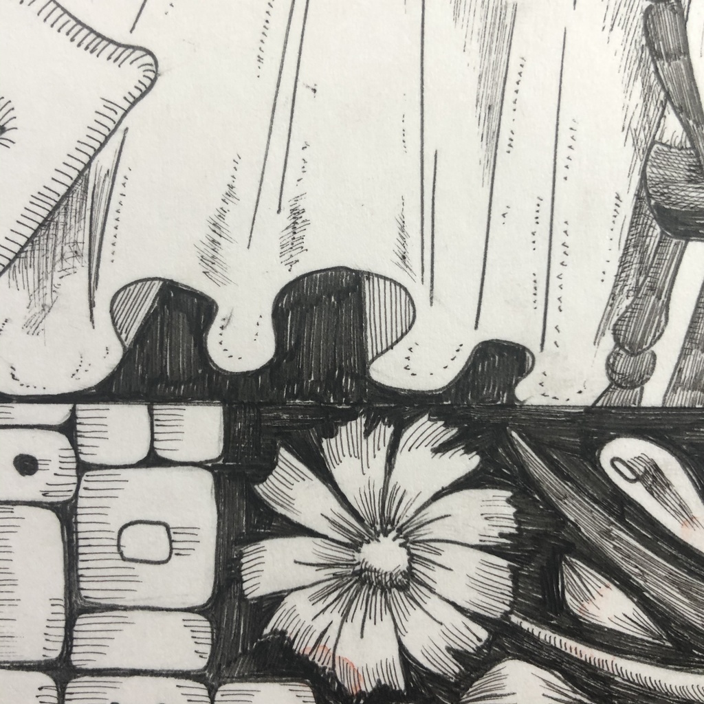 「クロニコのディナー」B4サイズ 原画