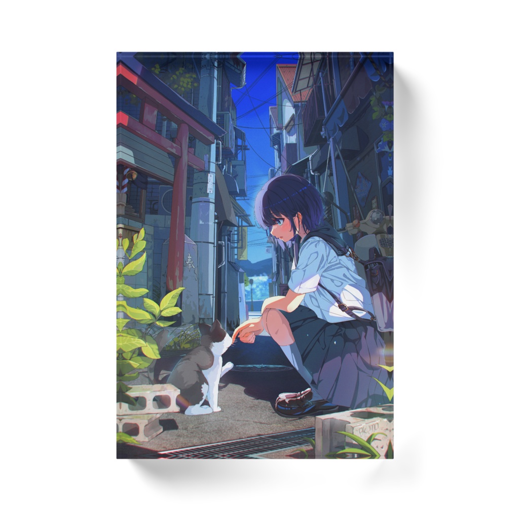 アクリルブロック「青の狭間」