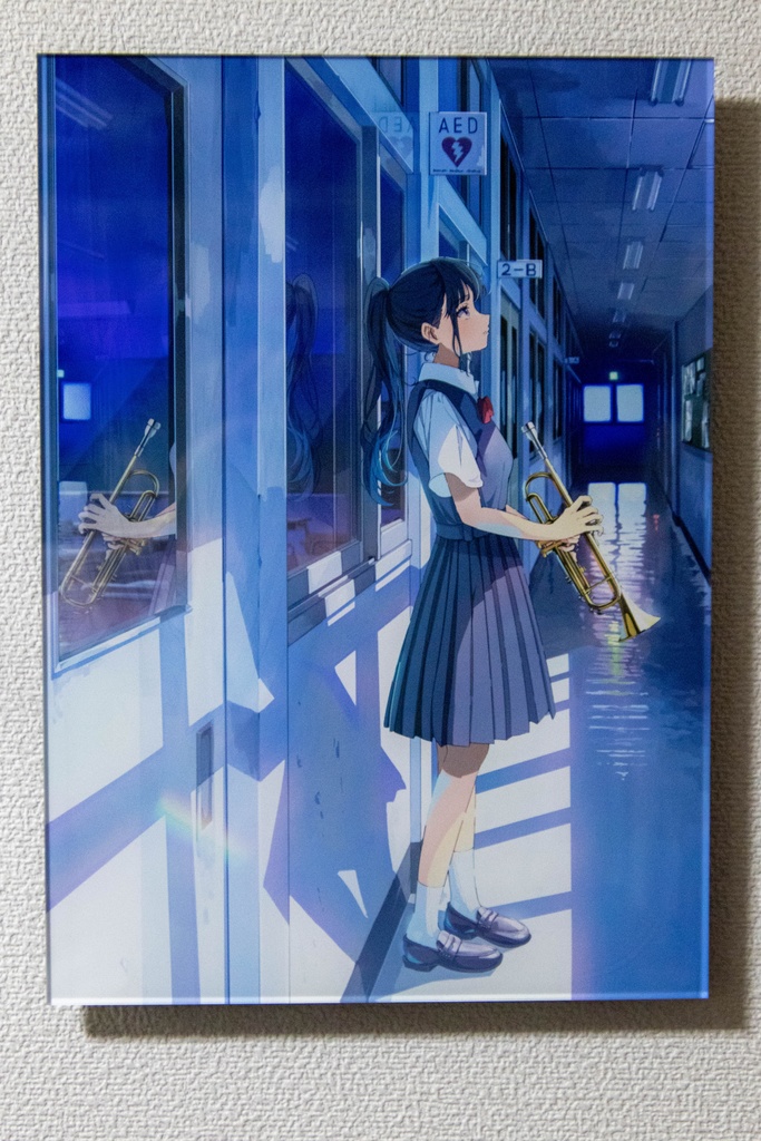 フォトアクリル複製原画「放課後アンプロンプチュ」