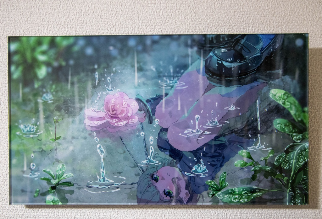フォトアクリル複製原画「花散らしの雨」 - 柑橘屋BOOTH - BOOTH