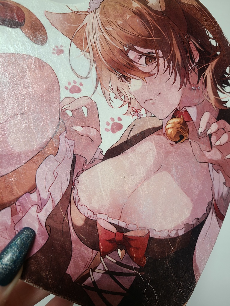 ハート形キャンバスプリント【イーゼル付き】