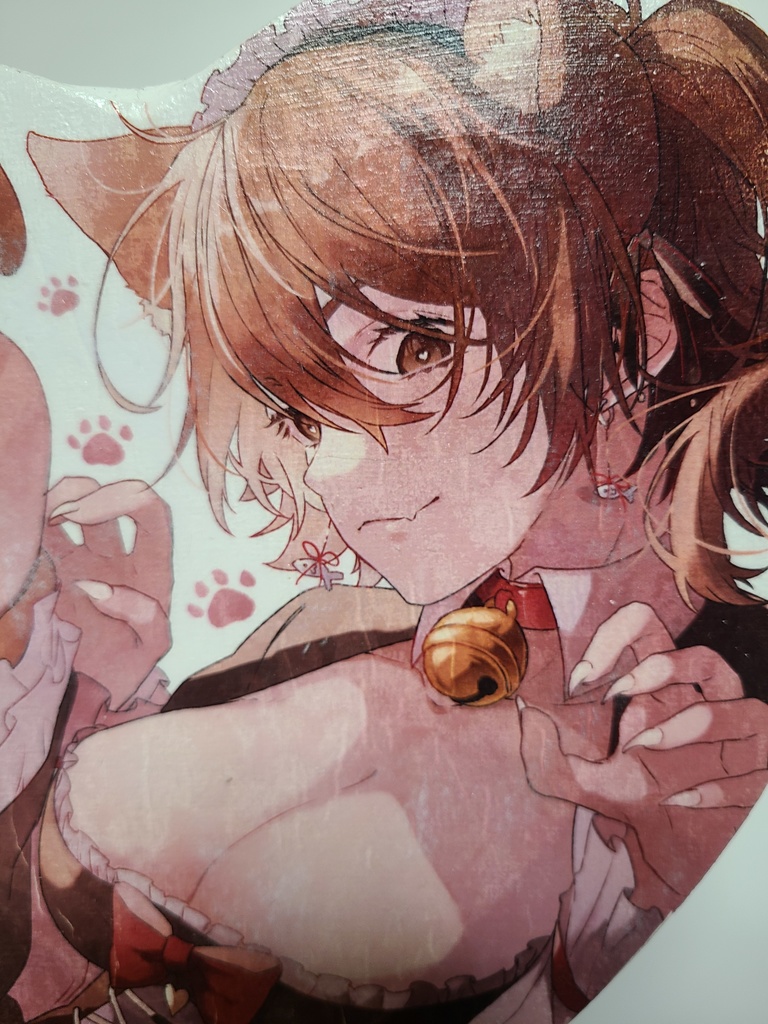 ハート形キャンバスプリント【イーゼル付き】