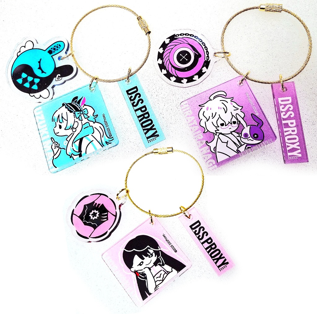 代理戦争 ワイヤーアクリルキーホルダー