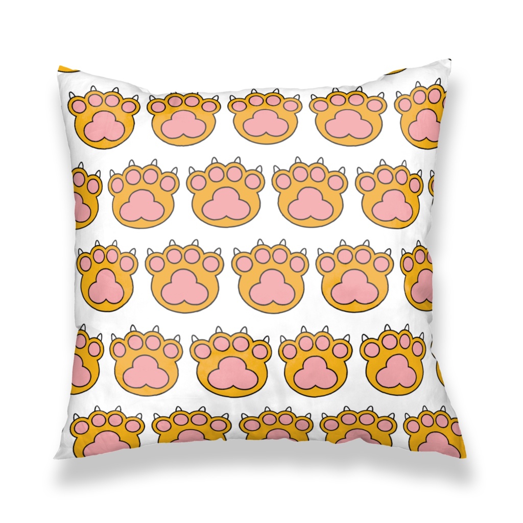 茶猫の手 クッション