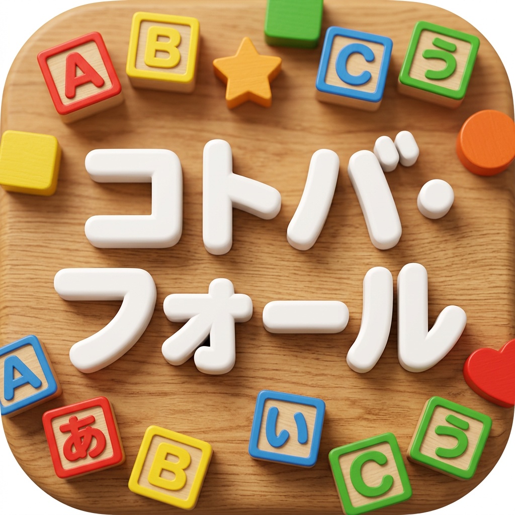 ひらがなパズルゲーム『コトバ・フォール』