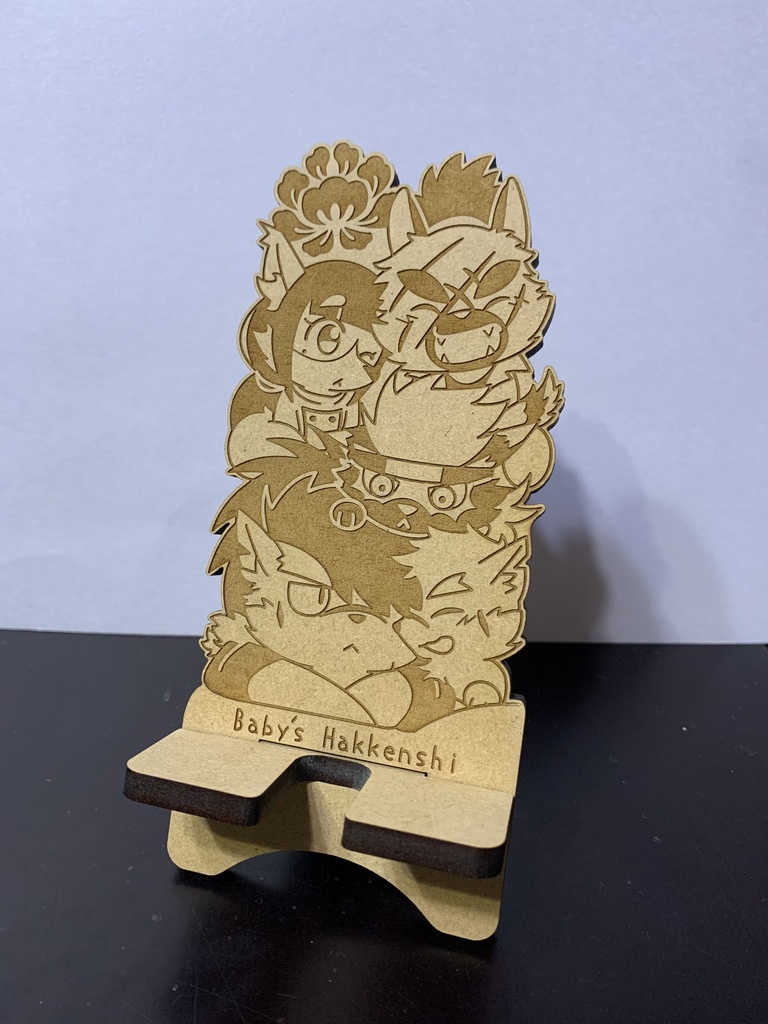スマホスタンド ベイビー八犬士 文水屋 Booth