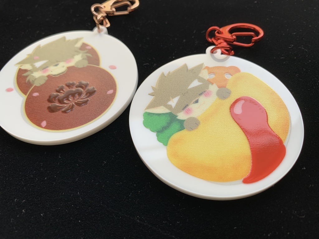 【アクキー】八犬士食べ物お布団2種セット