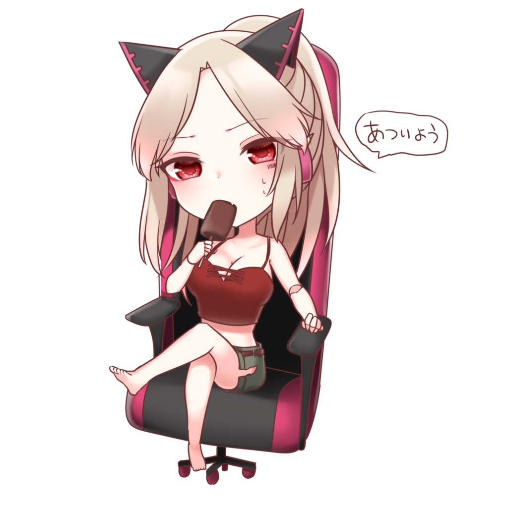 SDサラちゃんステッカー