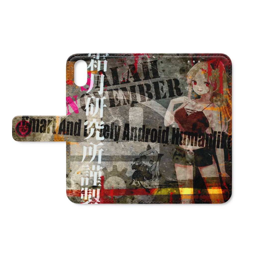 アンドロイドのiphoneケース（手帳型）